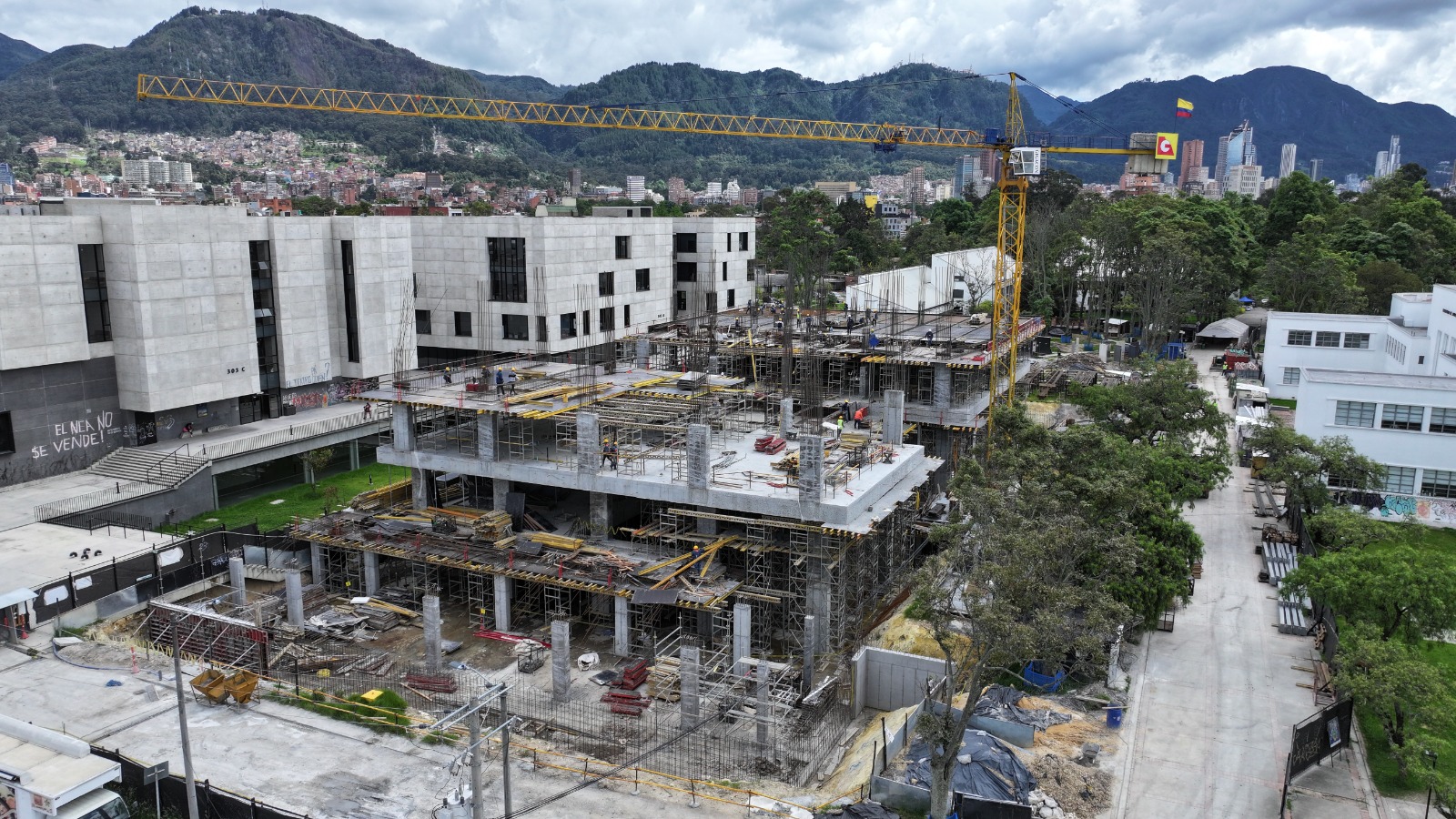 Universidad Nacional Edificio de Artes fase II.